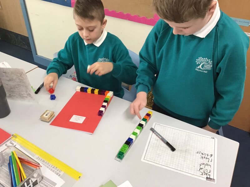 Image for the Tweet beginning: Team Loxley used cubes today